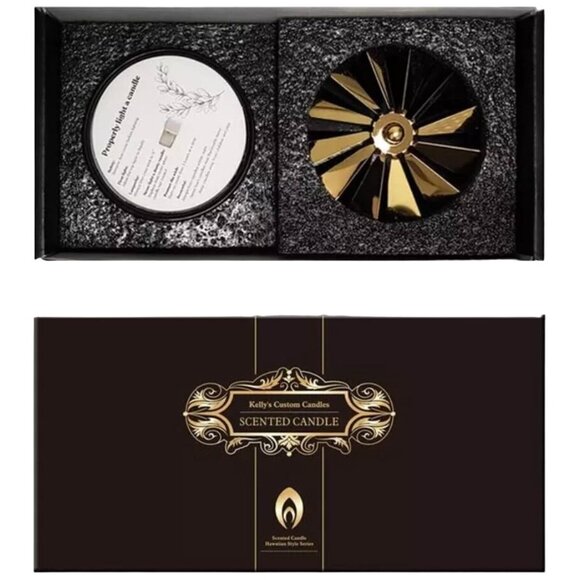 Kelly's Custom Candles Scented Candle Butterfly Spinner Sandalwood Rose 3.5oz - Picture 4 of 4